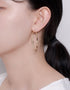 Handcrafted Large Dual Hoop Earrings by Korean Designer